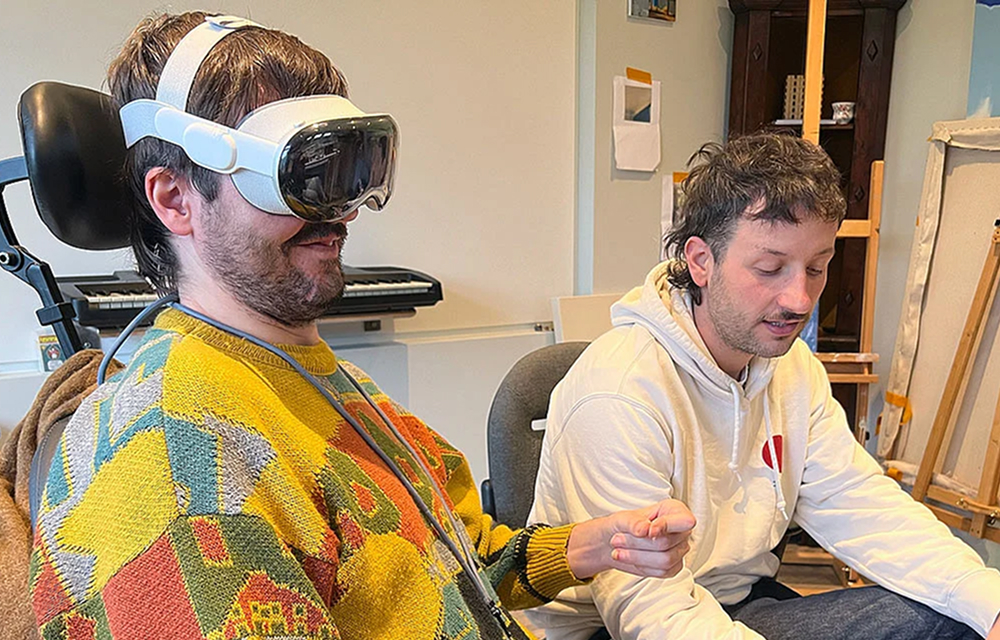 Koen and Bart, while Koen is working on Vision Pro